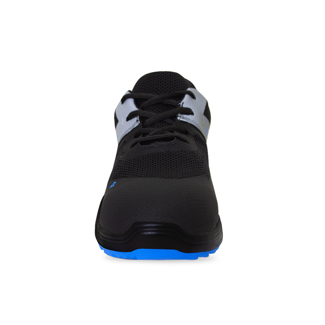 Zapatos De Seguridad Exena Ontario - Talla 46, Color Negro/gris, Puntera Composite, Suela Antideslizante SRC, Plantilla Antiperforación